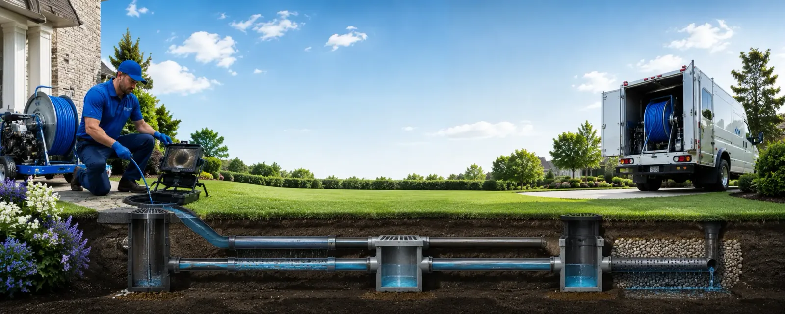 Outdoor drain cleaning information for Lenapah, OK